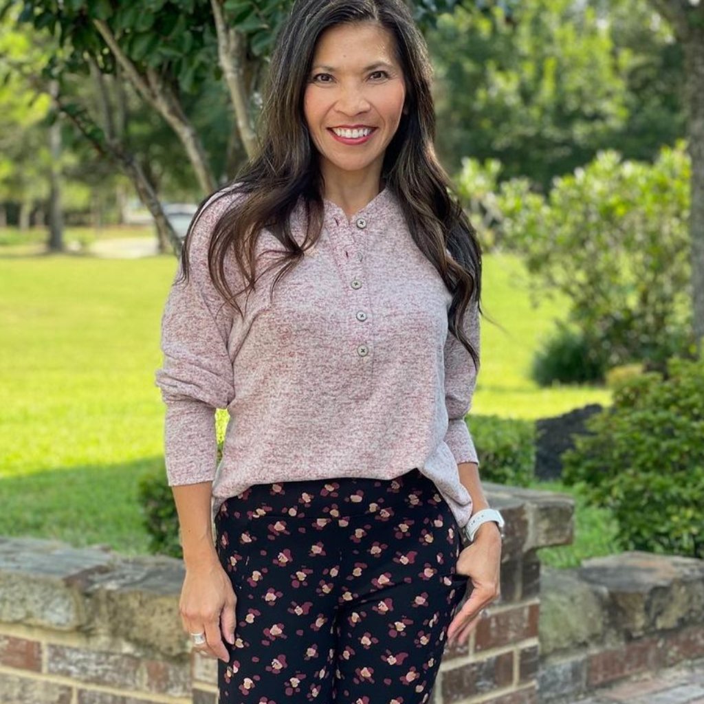 Cabi 4200 Henley Pullover Fall 2021 Small Euc